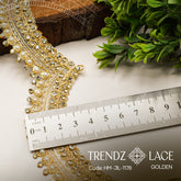 Stone Pearl Lace – HM-JIL-1178 - 9 MTR | Trendz Lace